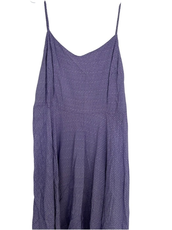 Old Navy Dresses & Skirts - Old Navy Purple Patterned V-Neck Maxi Dress